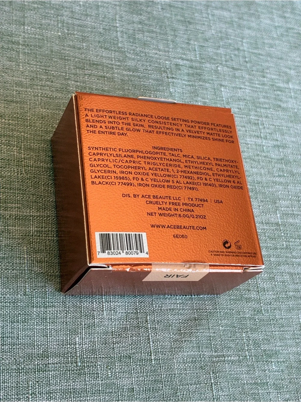 Ace Beaute Loose Setting Powder - Fair